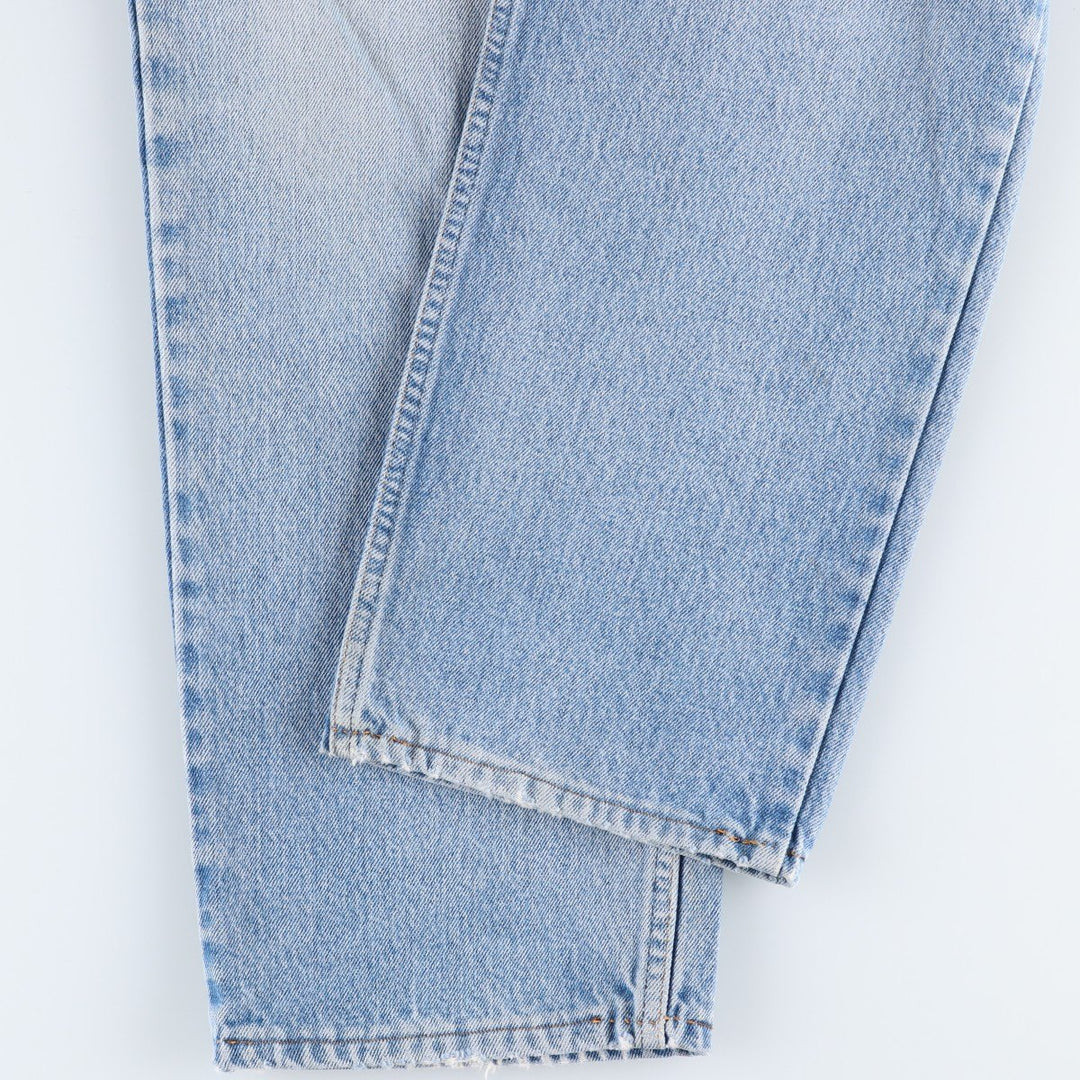 1990'S Levi's 505-0202 Orange Tab Tapered Denim Pants, Made in USA, Men's W36 (approx.), Vintage cotton blue type Vintage Second Hand