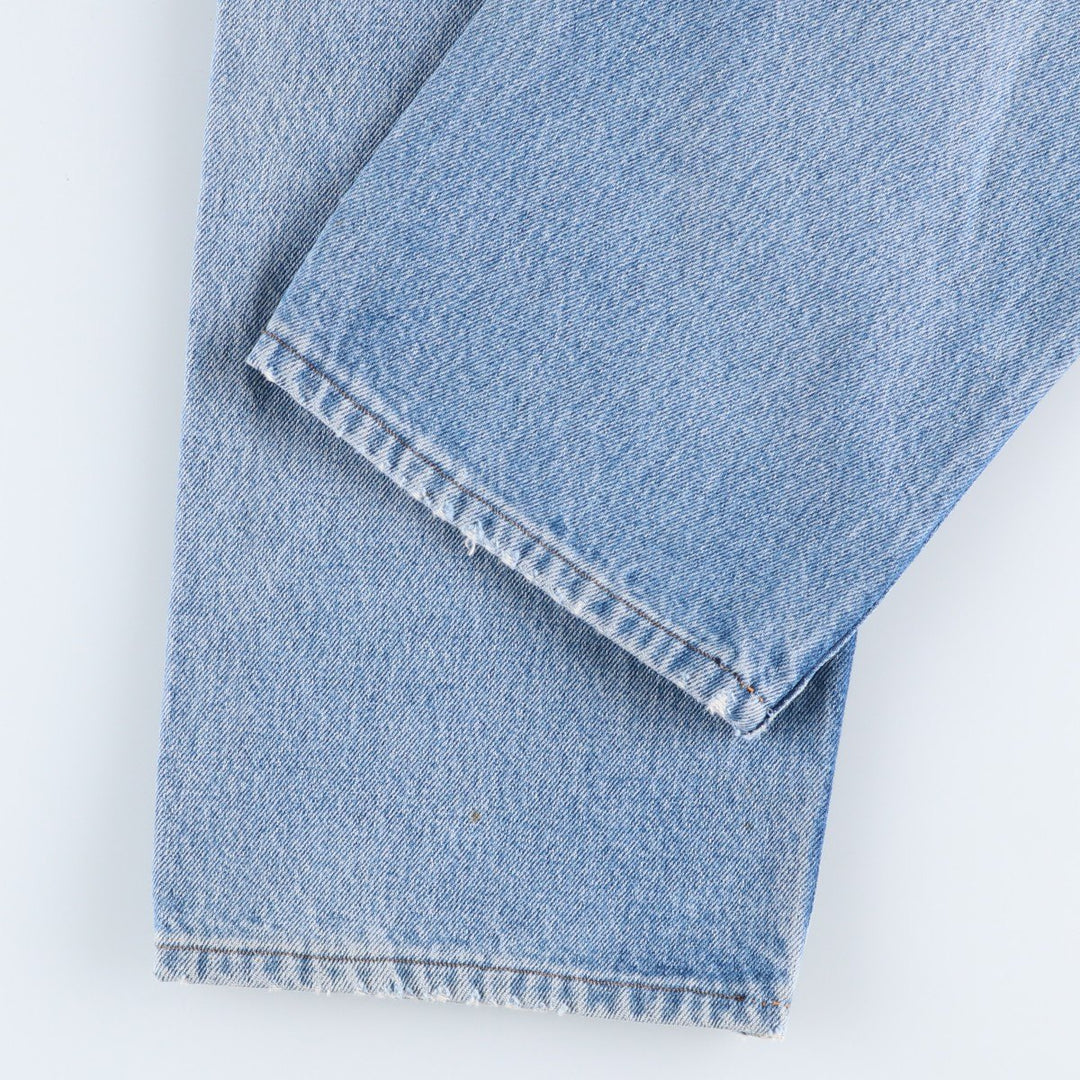 1990'S Levi's 505-0202 Orange Tab Tapered Denim Pants, Made in USA, Men's W36 (approx.), Vintage cotton blue type Vintage Second Hand