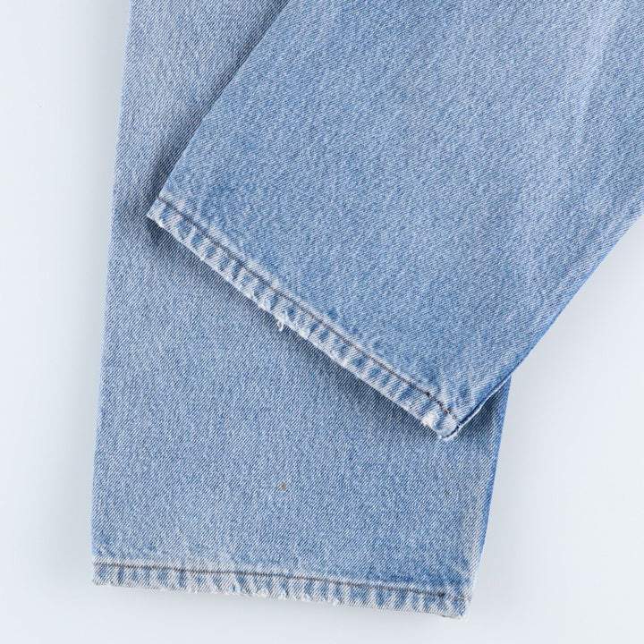 1990'S Levi's 505-0202 Orange Tab Tapered Denim Pants, Made in USA, Men's W36 (approx.), Vintage cotton blue type Vintage Second Hand
