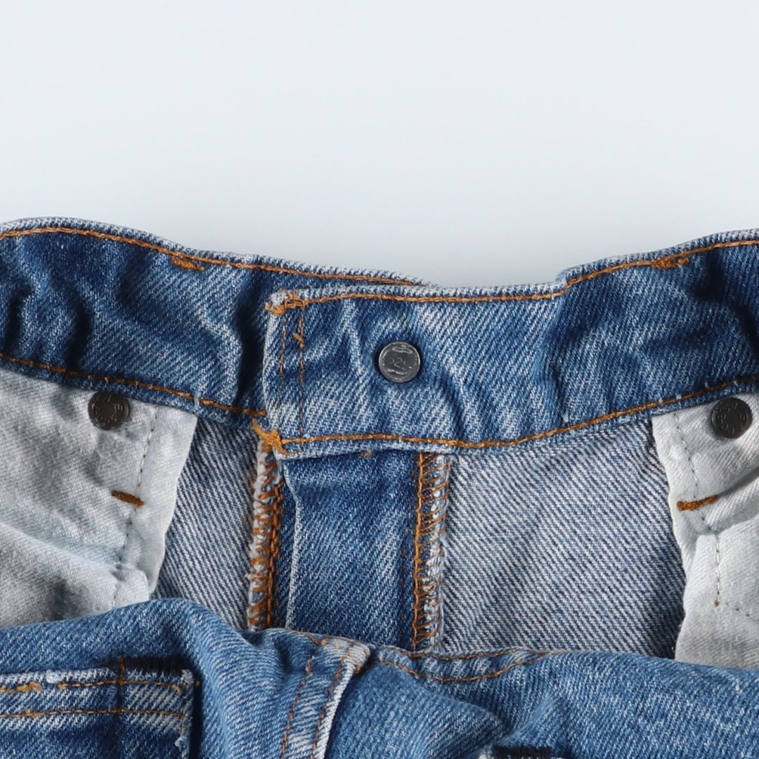 Levi's 505-0217 Tapered Denim Pants, Made in USA, Men's Size W30 (approx.) cotton blue type Vintage Second Hand