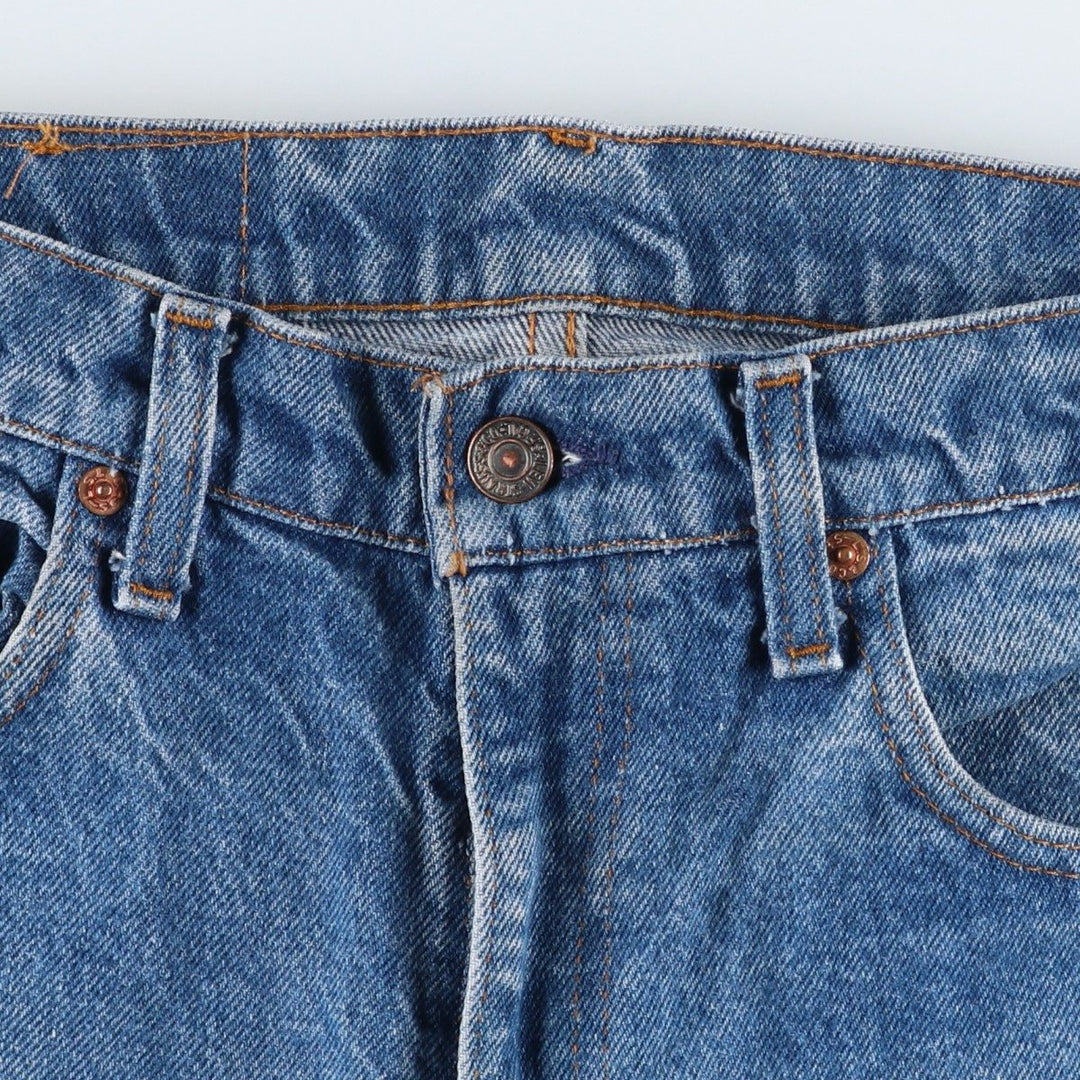 Levi's 505-0217 Tapered Denim Pants, Made in USA, Men's Size W30 (approx.) cotton blue type Vintage Second Hand
