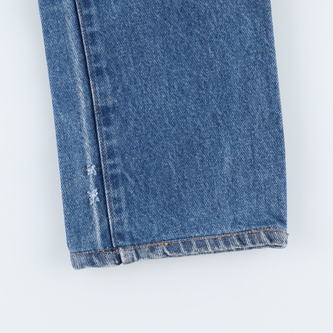 Levi's 505-0217 Tapered Denim Pants, Made in USA, Men's Size W30 (approx.) cotton blue type Vintage Second Hand