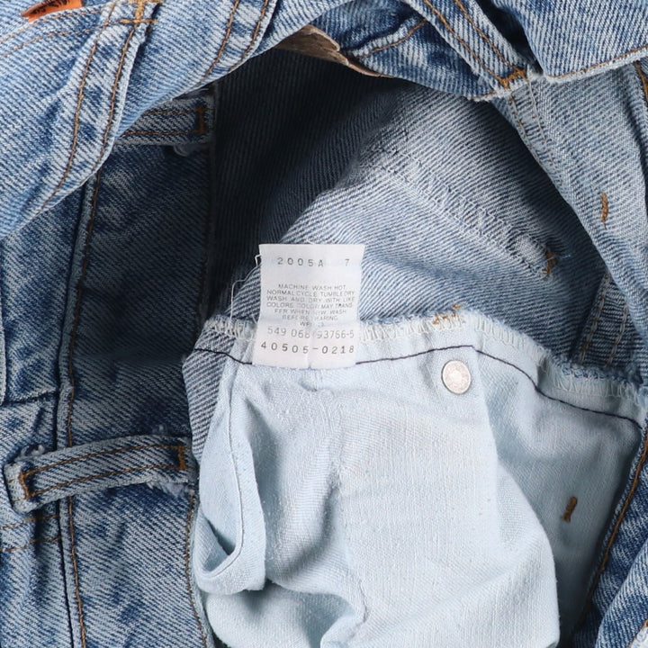 90s-00'S Levi's 40505-0218 Orange Tab Tapered Denim Pants, Made in USA, Men's W30 equivalent, Vintage cotton blue type Vintage Second Hand