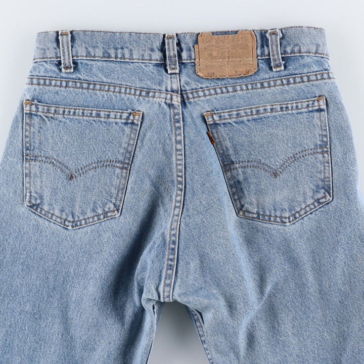 90s-00'S Levi's 40505-0218 Orange Tab Tapered Denim Pants, Made in USA, Men's W30 equivalent, Vintage cotton blue type Vintage Second Hand