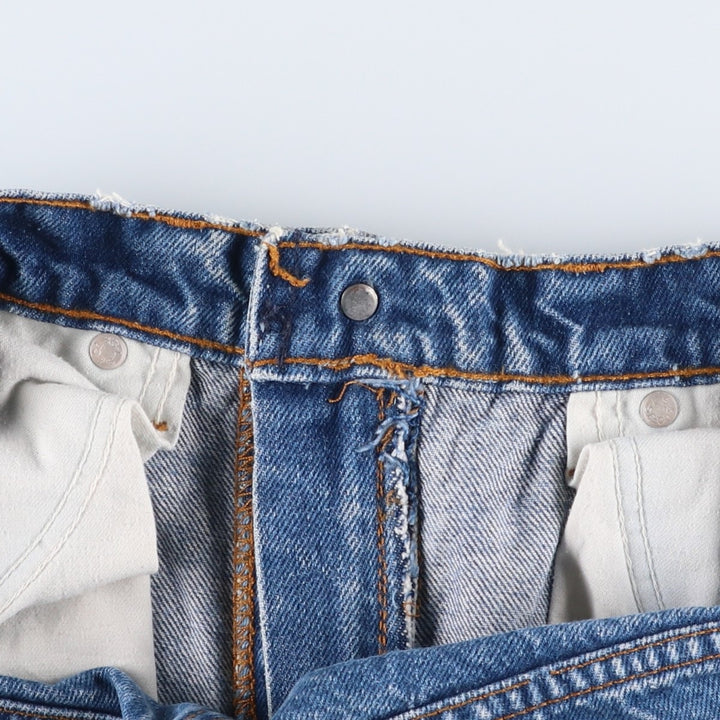 1980'S Levi's 20505-0217 Orange Tab Tapered Denim Pants, Made in USA, Men's Size W30 (approx.), Vintage cotton blue type Vintage Second Hand