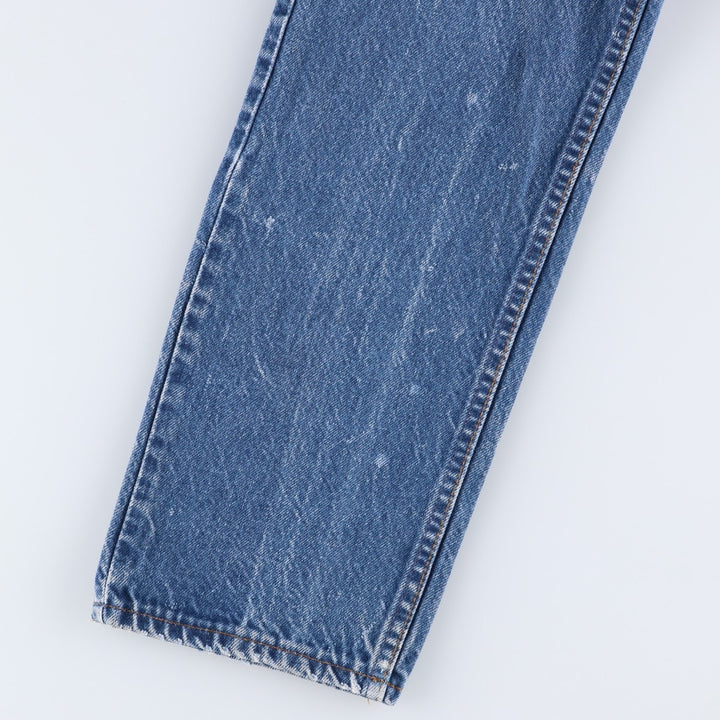 1980'S Levi's 20505-0217 Orange Tab Tapered Denim Pants, Made in USA, Men's Size W30 (approx.), Vintage cotton blue type Vintage Second Hand