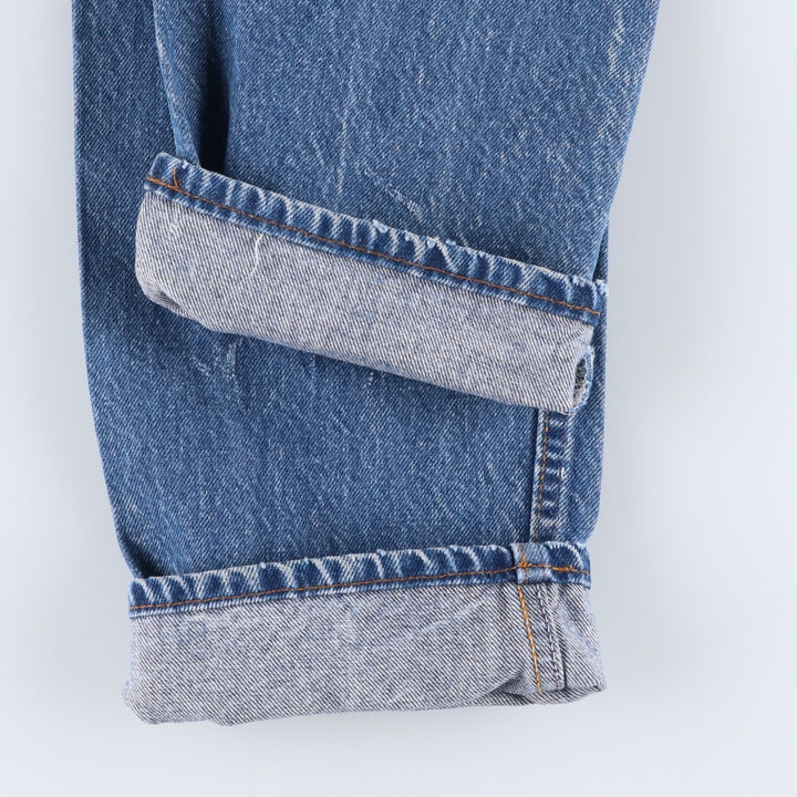 1980'S Levi's 20505-0217 Orange Tab Tapered Denim Pants, Made in USA, Men's Size W30 (approx.), Vintage cotton blue type Vintage Second Hand