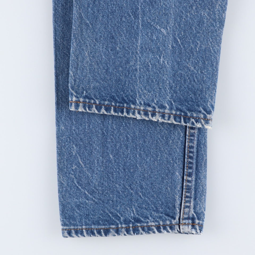 1980'S Levi's 20505-0217 Orange Tab Tapered Denim Pants, Made in USA, Men's Size W30 (approx.), Vintage cotton blue type Vintage Second Hand