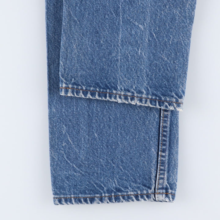 1980'S Levi's 20505-0217 Orange Tab Tapered Denim Pants, Made in USA, Men's Size W30 (approx.), Vintage cotton blue type Vintage Second Hand