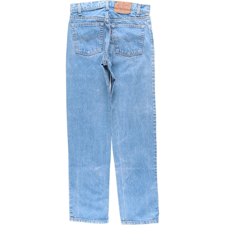 1980'S Levi's 505-0213 Tapered Denim Pants, Made in USA, Men's Size W30 (approx.), Vintage cotton blue type Vintage Second Hand