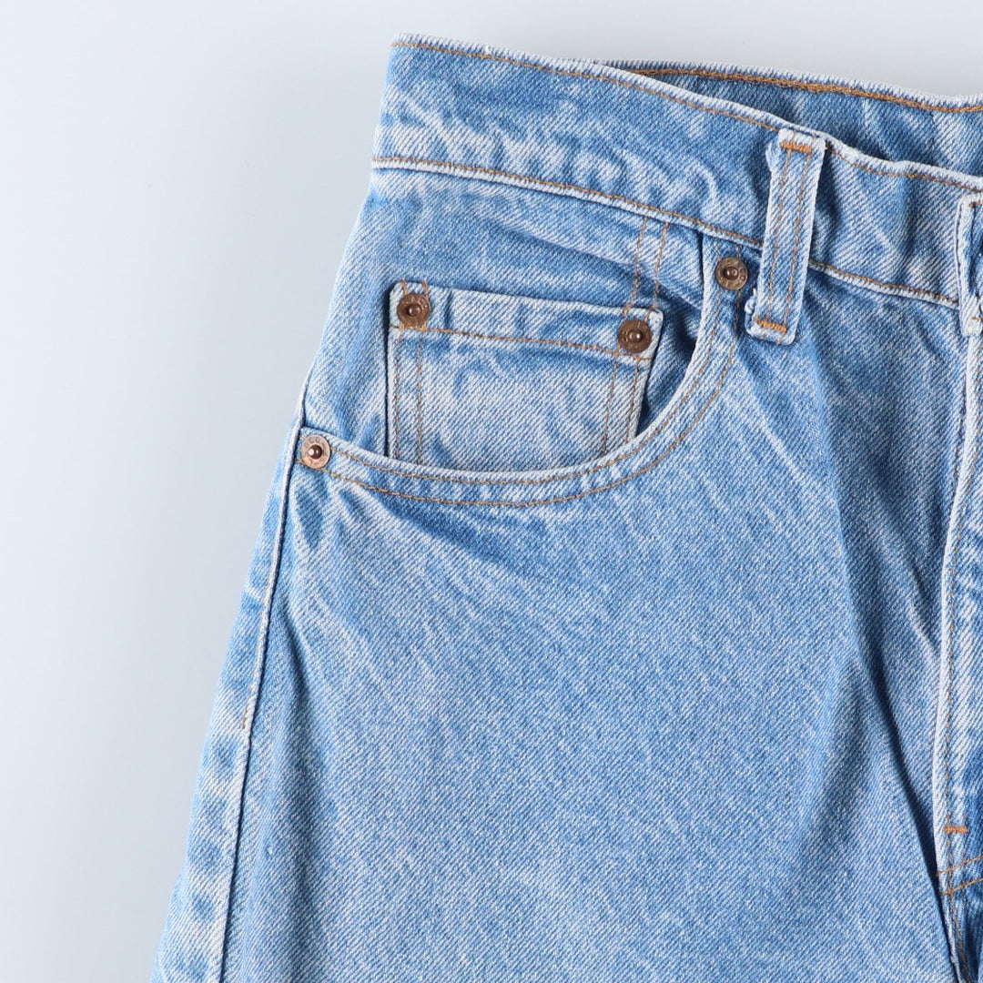 1980'S Levi's 505-0213 Tapered Denim Pants, Made in USA, Men's Size W30 (approx.), Vintage cotton blue type Vintage Second Hand