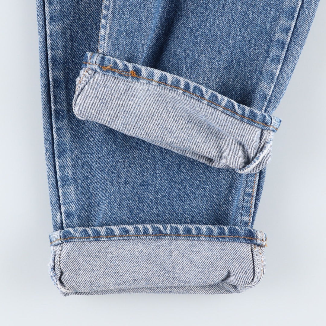 1980'S Levi's 20505-0217 Orange Tab Tapered Denim Pants, Made in USA, Men's Size W30 (approx.), Vintage cotton blue type Vintage Second Hand