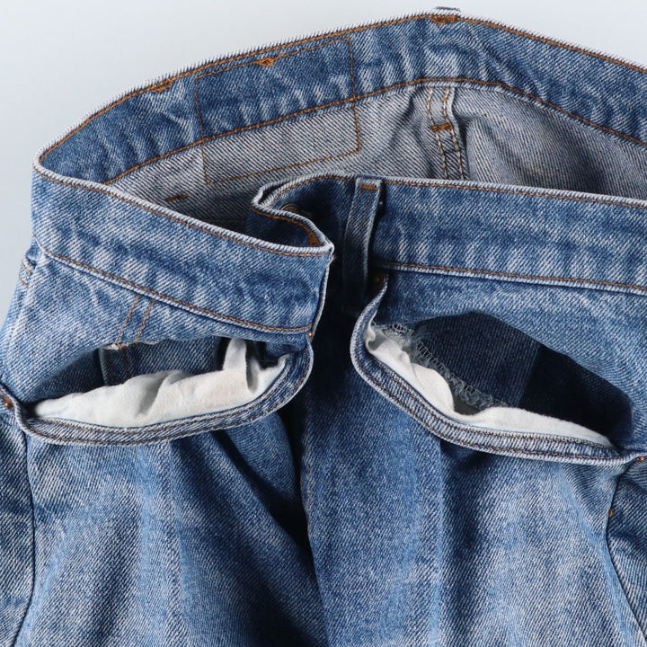 1980'S Levi's 20505-0217 Orange Tab Tapered Denim Pants, Made in USA, Men's Size W30 (approx.), Vintage cotton blue type Vintage Second Hand