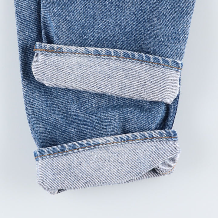 1980'S Levi's 20505-0217 Orange Tab Tapered Denim Pants, Made in USA, Men's Size W30 (approx.), Vintage cotton blue type Vintage Second Hand