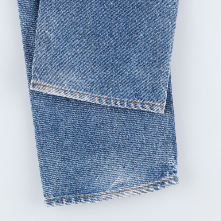 1980'S Levi's 20505-0217 Orange Tab Tapered Denim Pants, Made in USA, Men's Size W30 (approx.), Vintage cotton blue type Vintage Second Hand