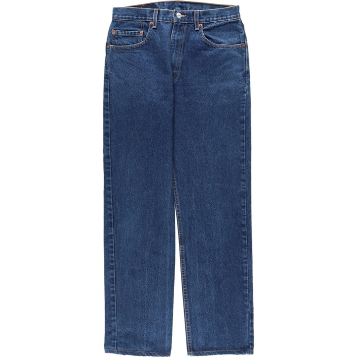 2000'S Levi's 505-0216 Regular Fit Straight Leg Tapered Denim Pants, Men's Size W31 (approx.) cotton navy blue type Vintage Second Hand