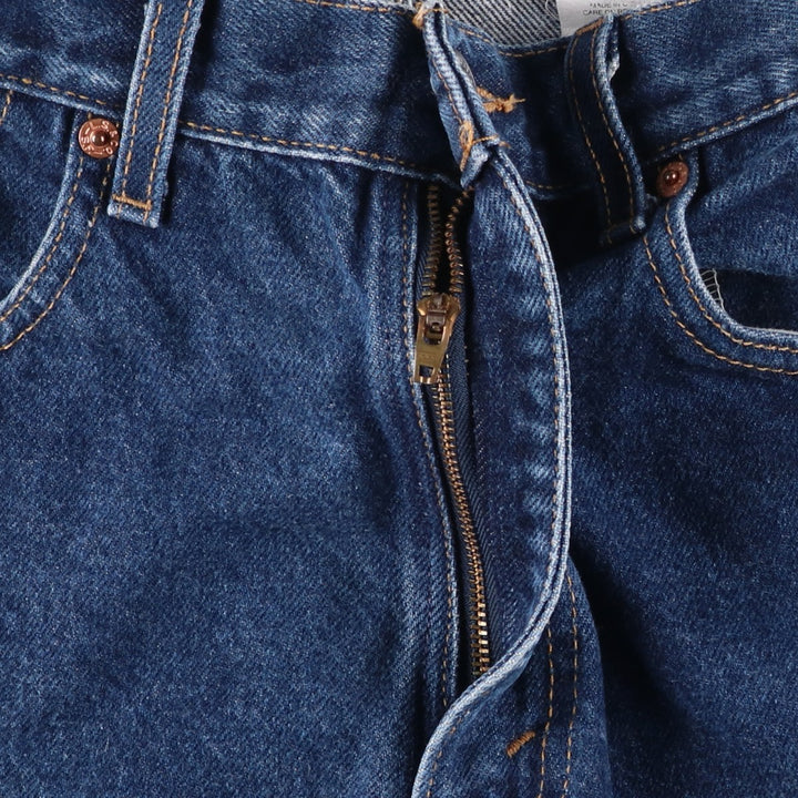2000'S Levi's 505-0216 Regular Fit Straight Leg Tapered Denim Pants, Men's Size W31 (approx.) cotton navy blue type Vintage Second Hand