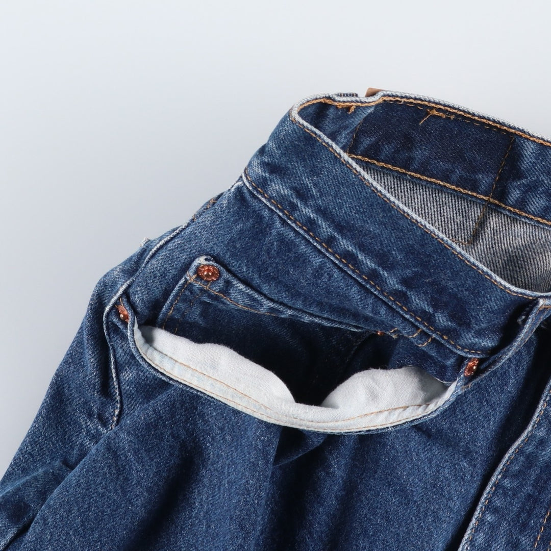 2000'S Levi's 505-0216 Regular Fit Straight Leg Tapered Denim Pants, Men's Size W31 (approx.) cotton navy blue type Vintage Second Hand
