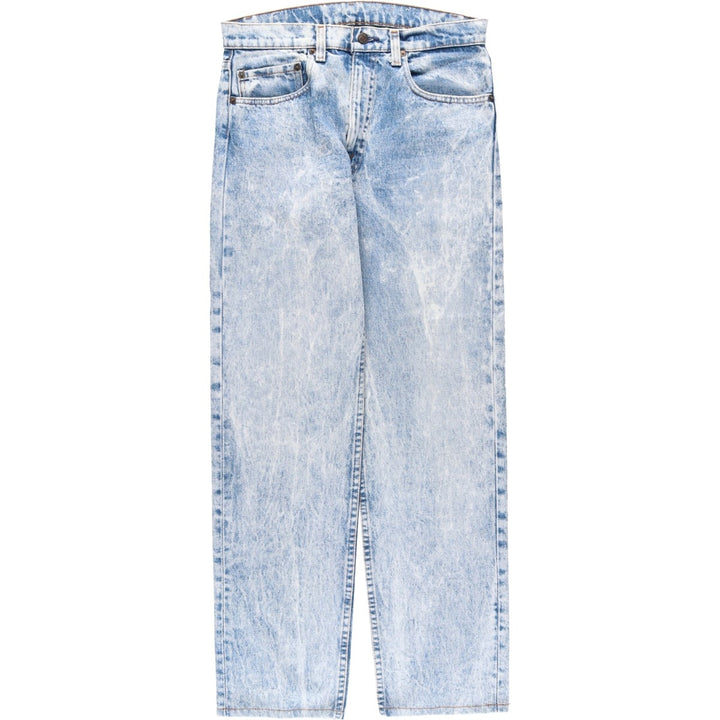 1980'S Levi's 505-0217 Chemical Wash Tapered Denim Pants, Men's W30 (approx.), Vintage unclear blue type Vintage Second Hand
