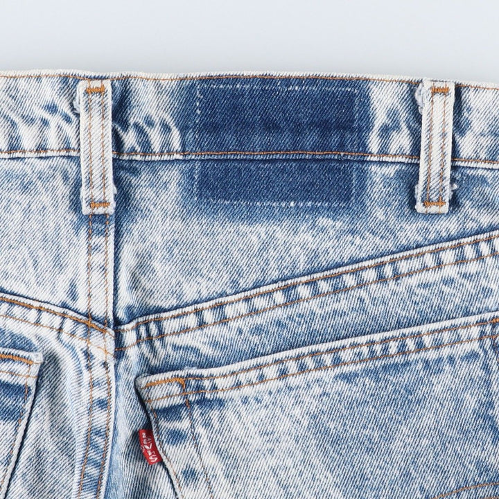 1980'S Levi's 505-0217 Chemical Wash Tapered Denim Pants, Men's W30 (approx.), Vintage unclear blue type Vintage Second Hand
