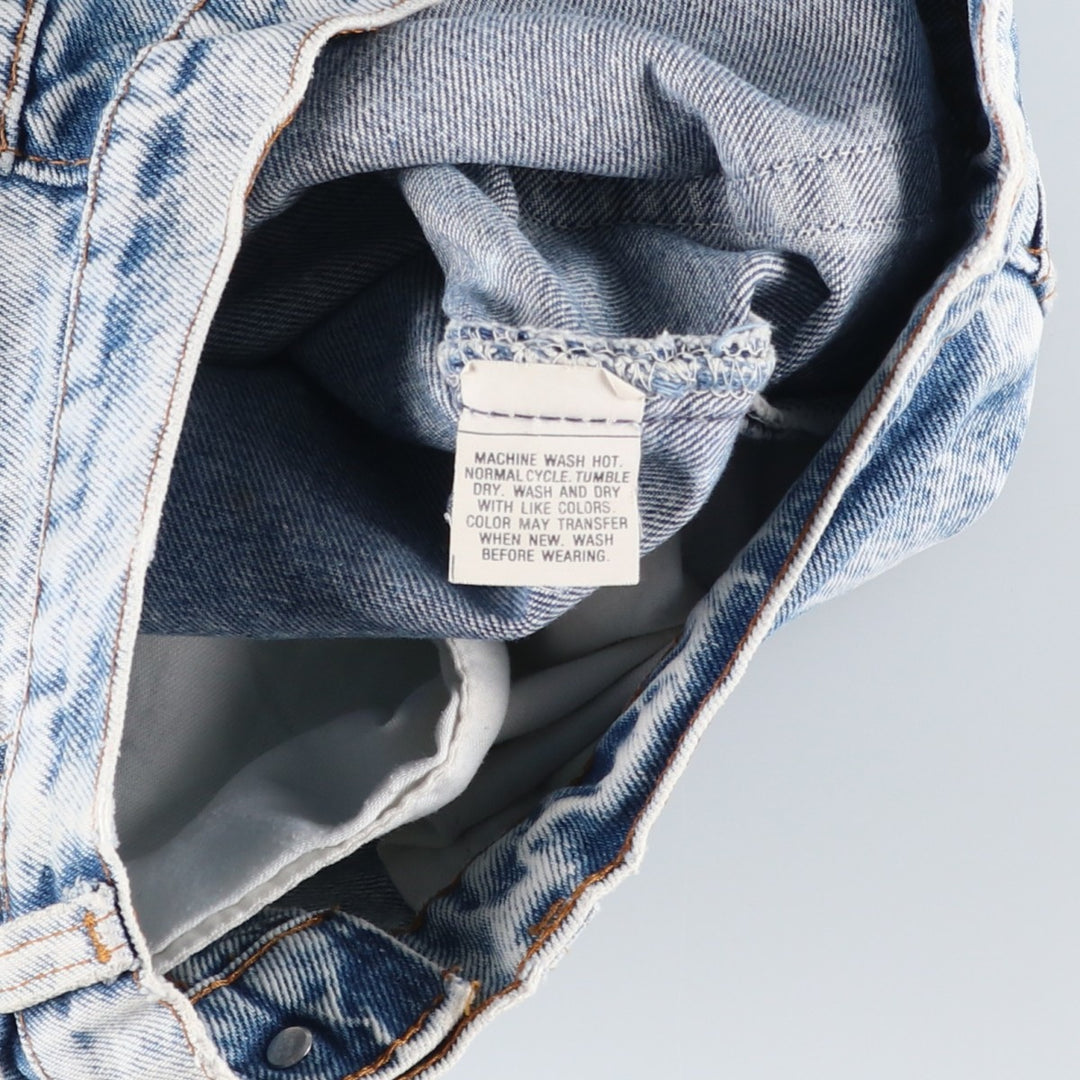 1980'S Levi's 505-0217 Chemical Wash Tapered Denim Pants, Men's W30 (approx.), Vintage unclear blue type Vintage Second Hand