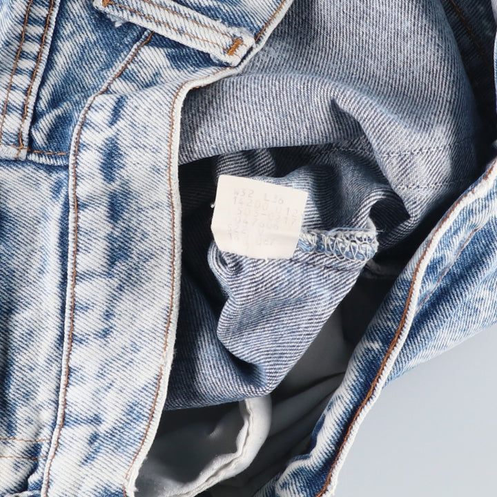 1980'S Levi's 505-0217 Chemical Wash Tapered Denim Pants, Men's W30 (approx.), Vintage unclear blue type Vintage Second Hand