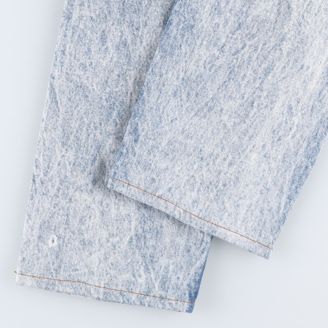 1980'S Levi's 505-0217 Chemical Wash Tapered Denim Pants, Men's W30 (approx.), Vintage unclear blue type Vintage Second Hand