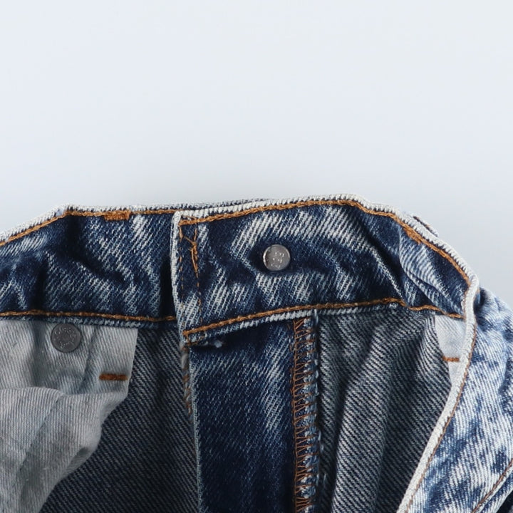 1980'S Levi's 505-0212 Chemical Wash Tapered Denim Pants, Made in USA, Men's Size W32 (approx.), Vintage cotton blue type Vintage Second Hand