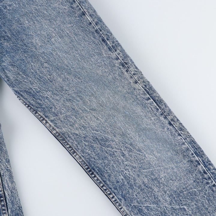 1980'S Levi's 505-0212 Chemical Wash Tapered Denim Pants, Made in USA, Men's Size W32 (approx.), Vintage cotton blue type Vintage Second Hand