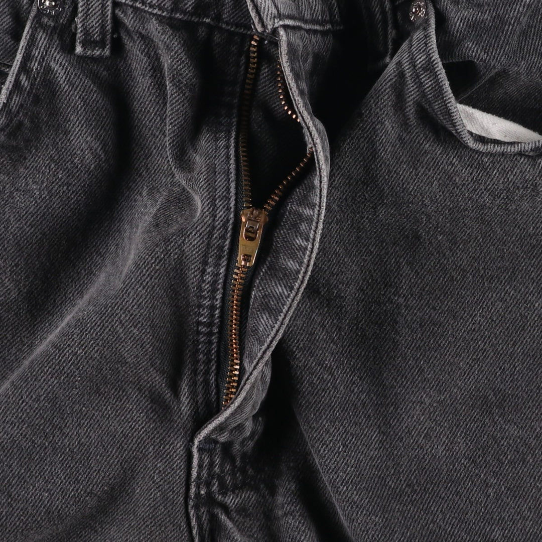 1990'S Levi's 40505-4159 Black Denim Tapered Jeans, Made in USA, Men's W32 (approx.), Vintage cotton black type Vintage Second Hand