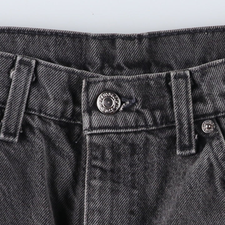 1990'S Levi's 40505-4159 Black Denim Tapered Jeans, Made in USA, Men's W32 (approx.), Vintage cotton black type Vintage Second Hand