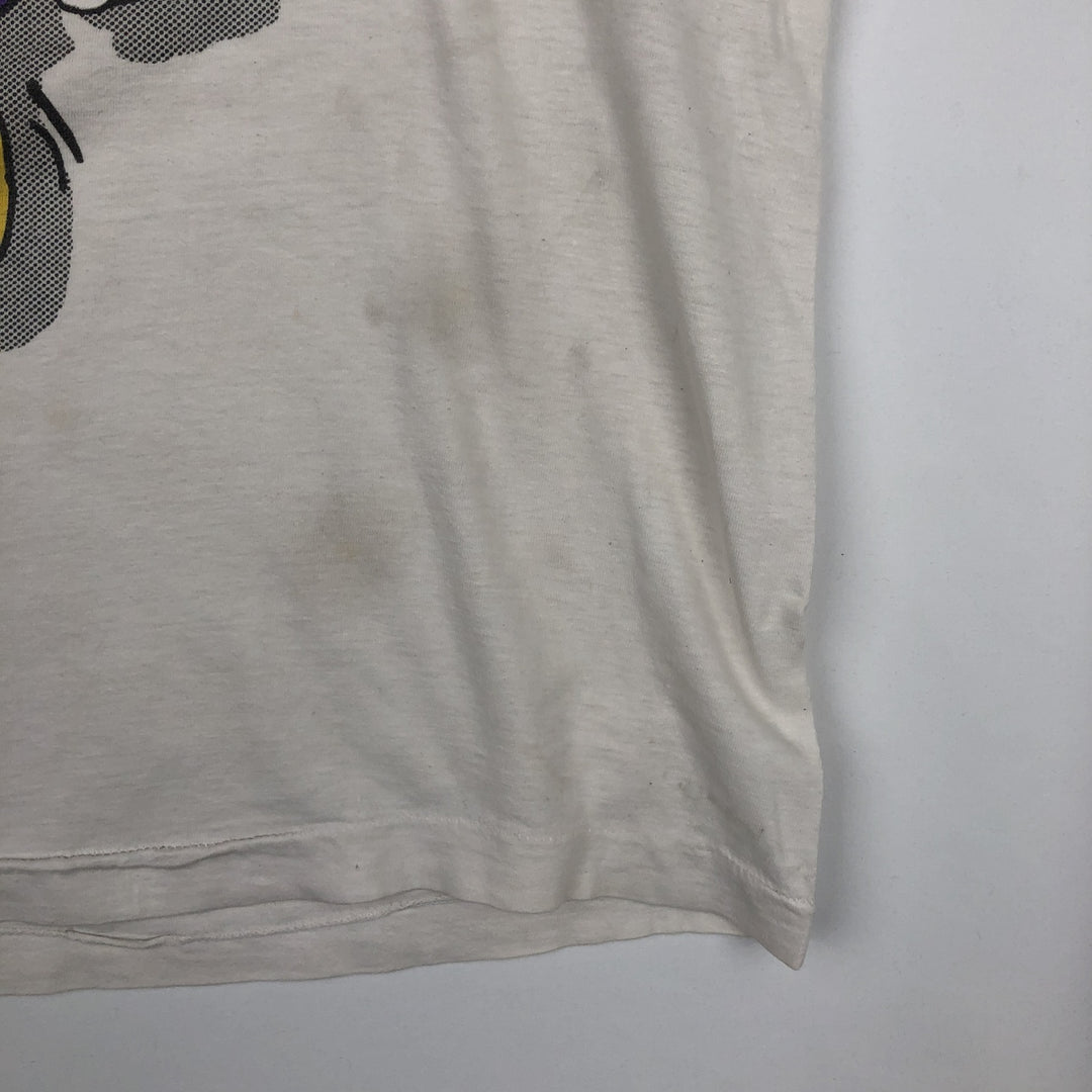90'S Vintage Printed T-Shirt, Men's XL unclear white type Vintage Second Hand