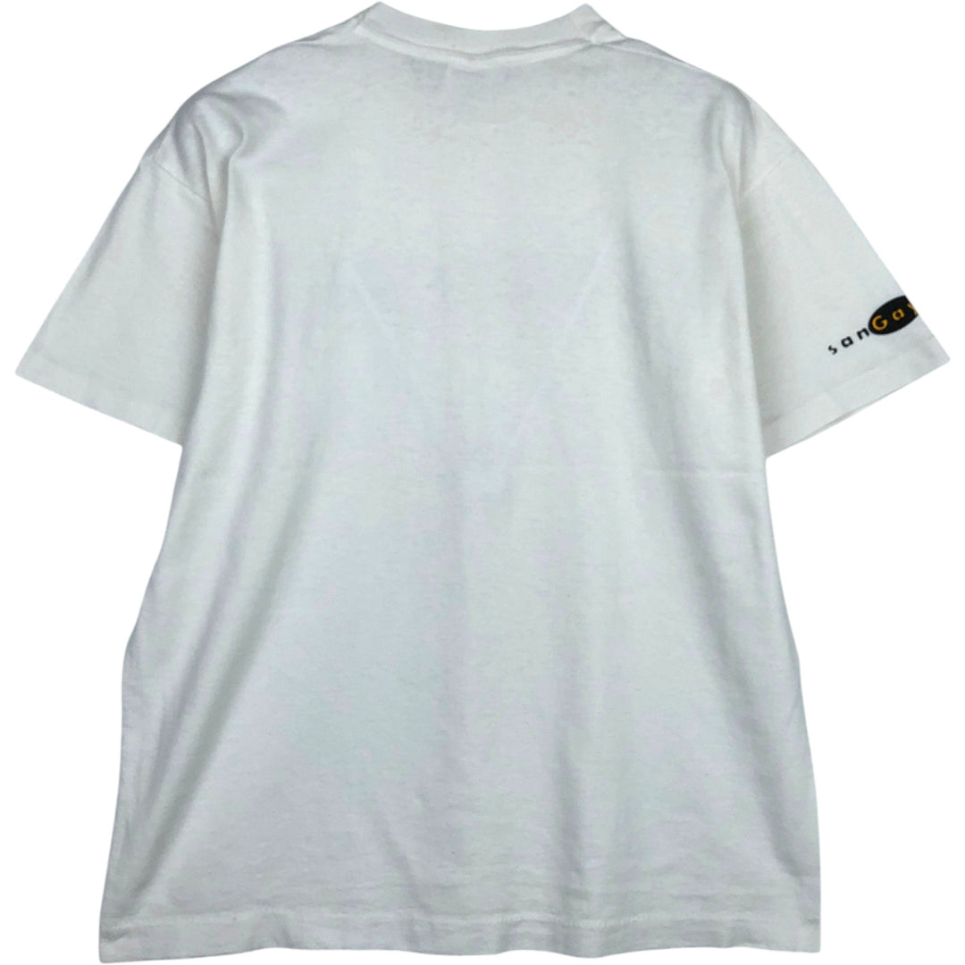 80s-90'S Fruit of the Loom SCREEN STARS print T-shirt, men's size L (approx.) cotton white type Vintage Second Hand
