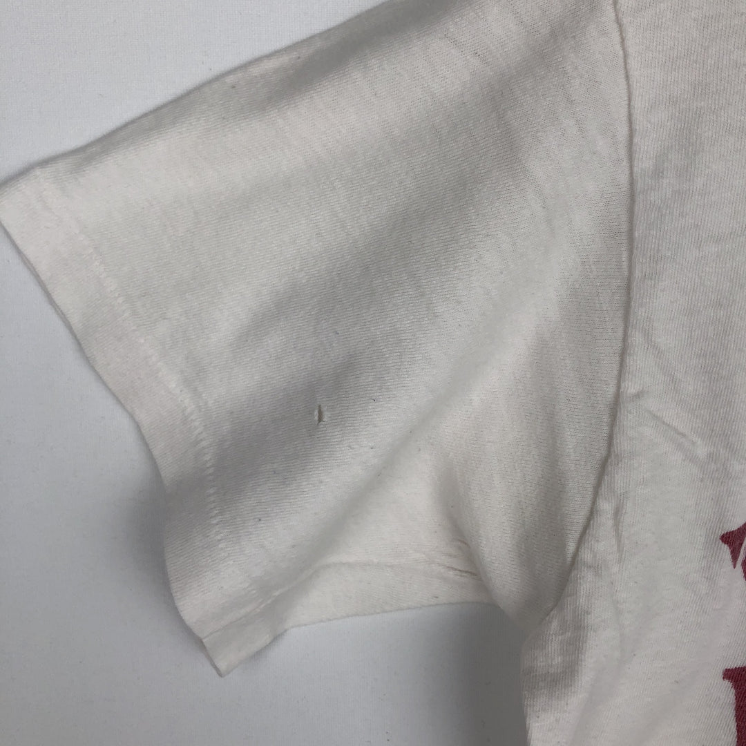 ~90'S STEDMAN Print T-Shirt, Men's Size M (Equivalent), Vintage cotton white type Vintage Second Hand