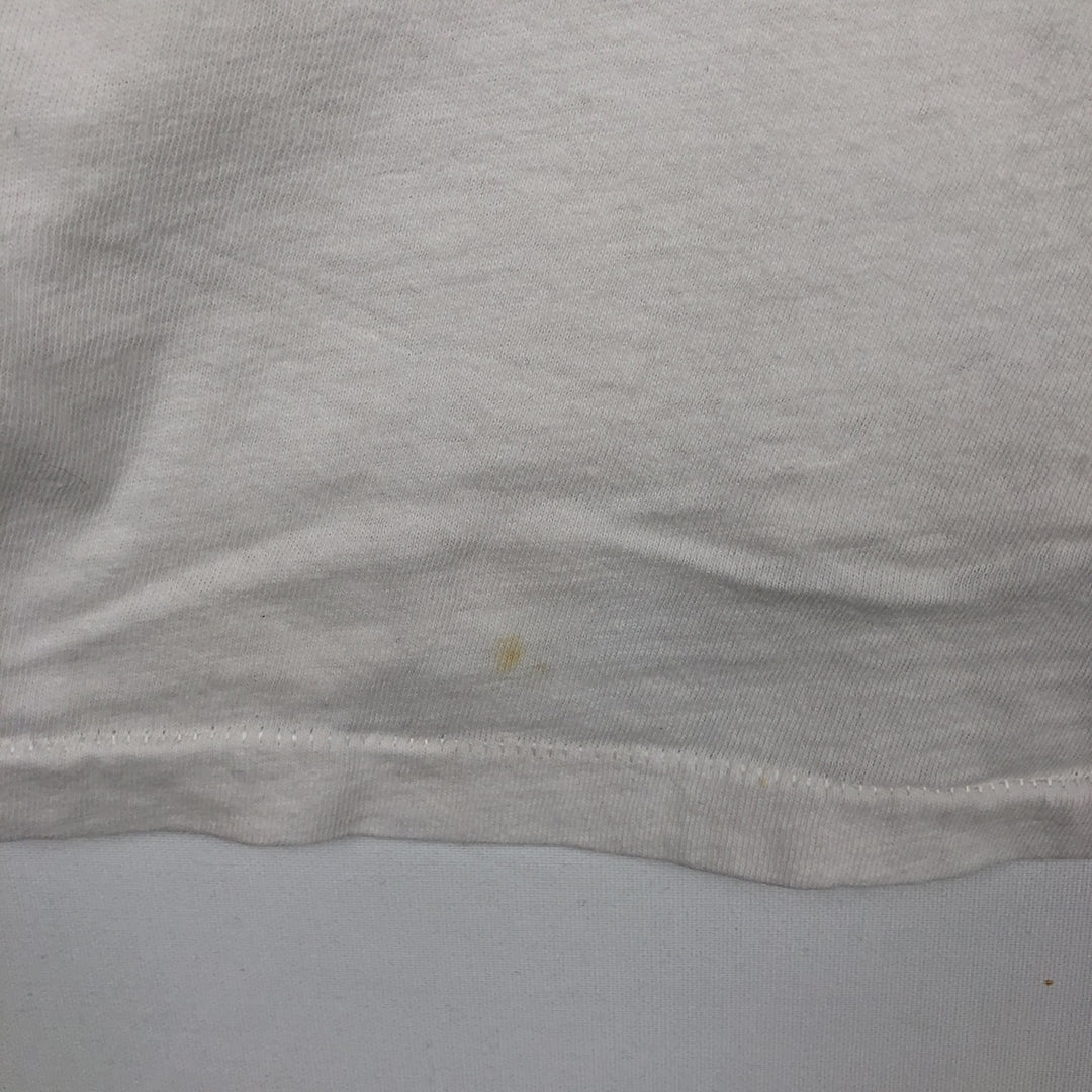 ~90'S STEDMAN Print T-Shirt, Men's Size M (Equivalent), Vintage cotton white type Vintage Second Hand