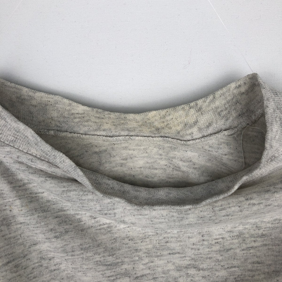 90'S SSI Print T-Shirt, Men's Size L (Equivalent), Vintage cotton gray type Vintage Second Hand