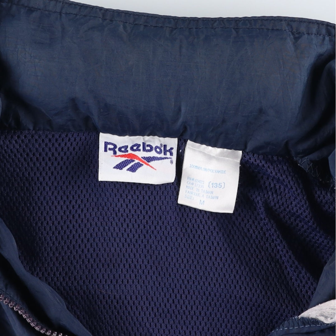 90'S Reebok Nylon Jacket, Men's M Size, Vintage Nylon navy blue type Vintage Second Hand