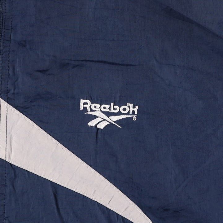 90'S Reebok Nylon Jacket, Men's M Size, Vintage Nylon navy blue type Vintage Second Hand