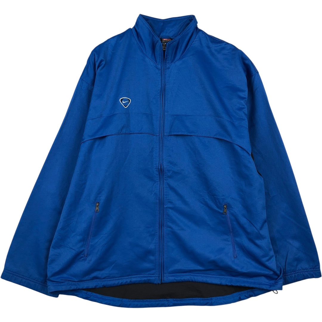 00'S Nike NIKE TEAM Windbreaker Men's XL polyester blue type Vintage Second Hand