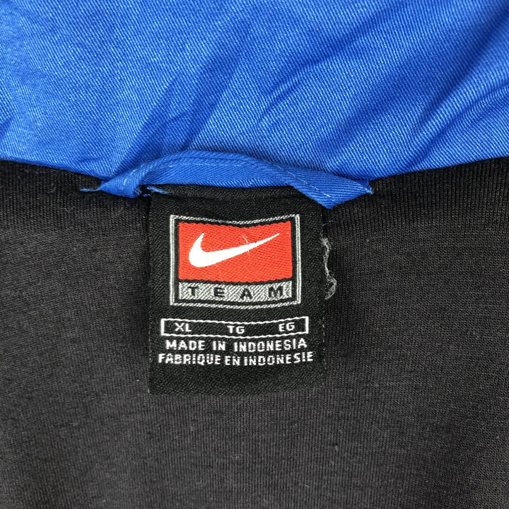 00'S Nike NIKE TEAM Windbreaker Men's XL polyester blue type Vintage Second Hand