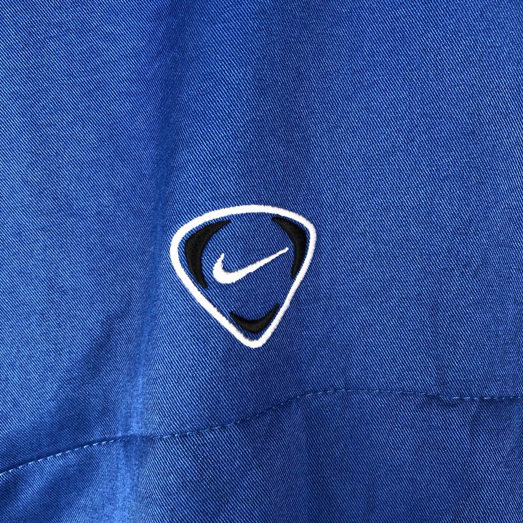 00'S Nike NIKE TEAM Windbreaker Men's XL polyester blue type Vintage Second Hand