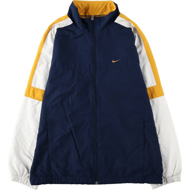 00'S Nike Windbreaker Men's Size L polyester navy blue type Vintage Second Hand