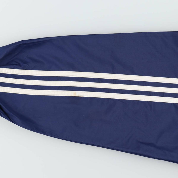 90'S Adidas Half-Snap Warm-Up Pullover, Men's Size M (approx.) polyester navy blue type Vintage Second Hand