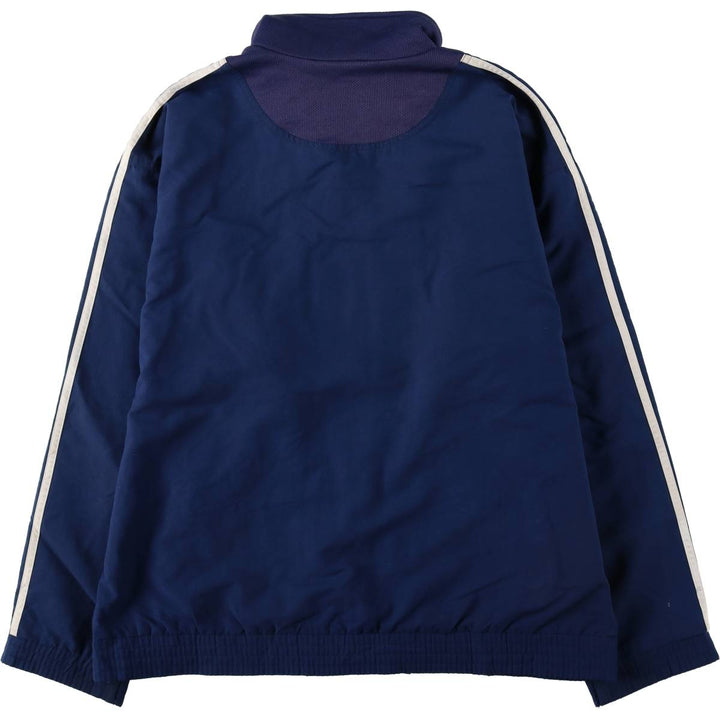90'S Adidas Windbreaker Men's M Size Vintage polyester Navy blue Vintage Second Hand