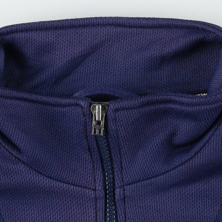 90'S Adidas Windbreaker Men's M Size Vintage polyester Navy blue Vintage Second Hand