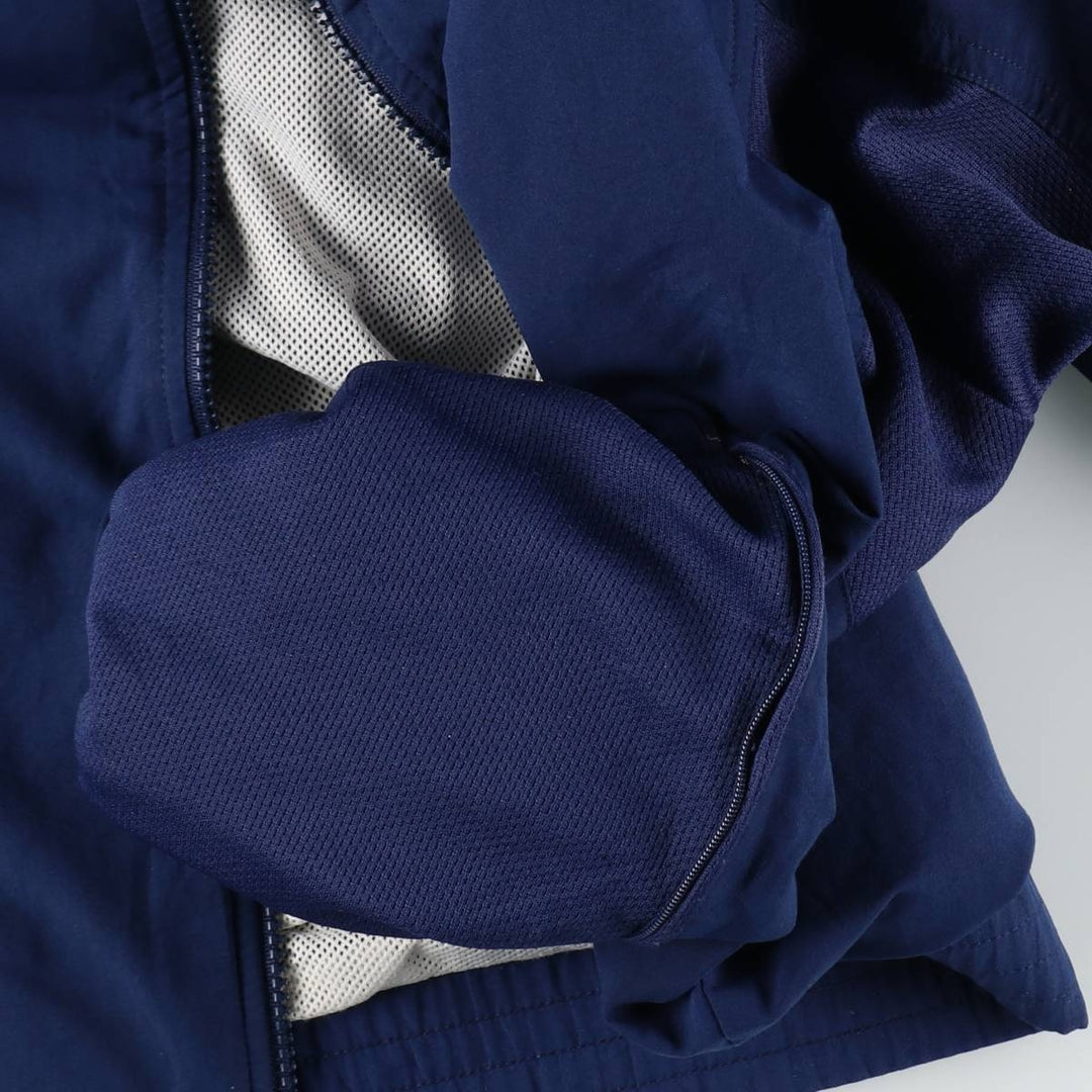 90'S Adidas Windbreaker Men's M Size Vintage polyester Navy blue Vintage Second Hand