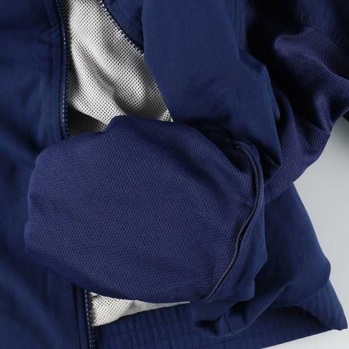 90'S Adidas Windbreaker Men's M Size Vintage polyester Navy blue Vintage Second Hand