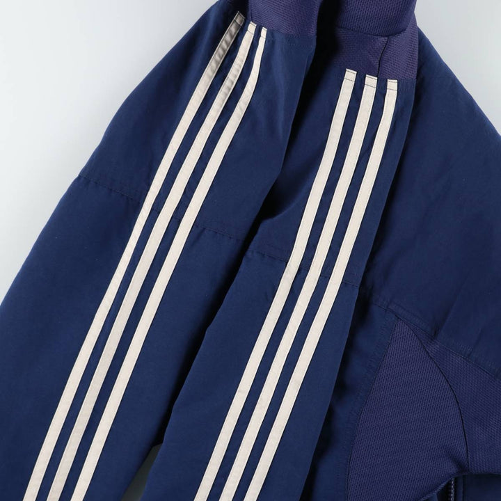 90'S Adidas Windbreaker Men's M Size Vintage polyester Navy blue Vintage Second Hand