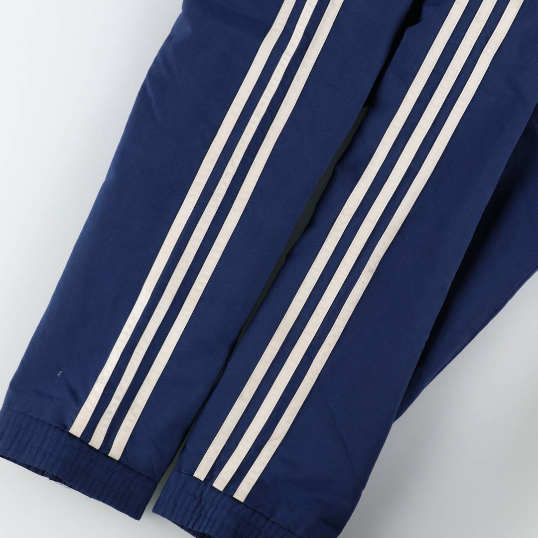 90'S Adidas Windbreaker Men's M Size Vintage polyester Navy blue Vintage Second Hand