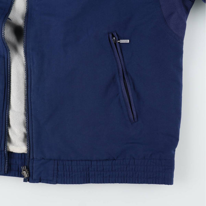 90'S Adidas Windbreaker Men's M Size Vintage polyester Navy blue Vintage Second Hand